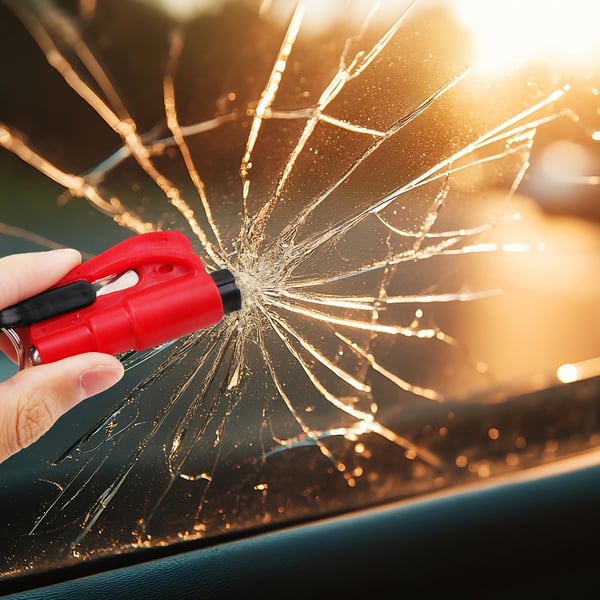 Glasshammer og beltekutter